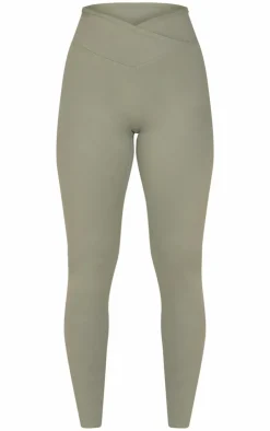 PrettyLittleThing Snatched*Petite Snatched Sculpt Wrap Over Leggings