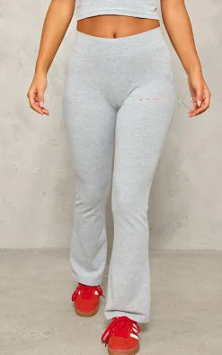 Sale PrettyLittleThing Petite 'Main Character' Low Waist Flares Grey