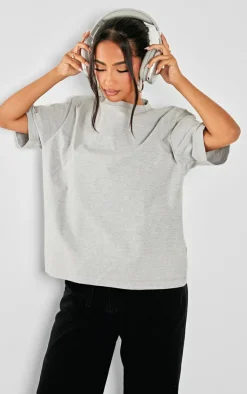 PrettyLittleThing T-Shirts*Petite Premium Cotton Oversized T-shirt