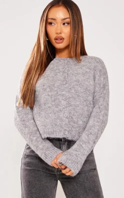 PrettyLittleThing Cardigans*Petite Knitted Cardigan