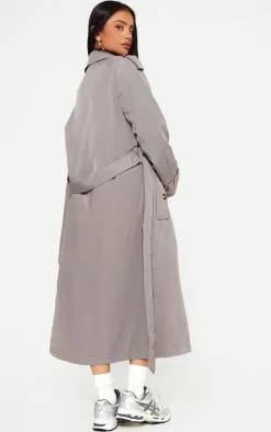 PrettyLittleThing Trench Coats*Petite Oversized Trench Coat