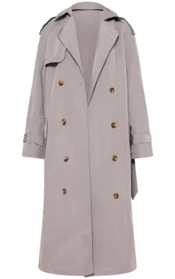 PrettyLittleThing Trench Coats*Petite Oversized Trench Coat