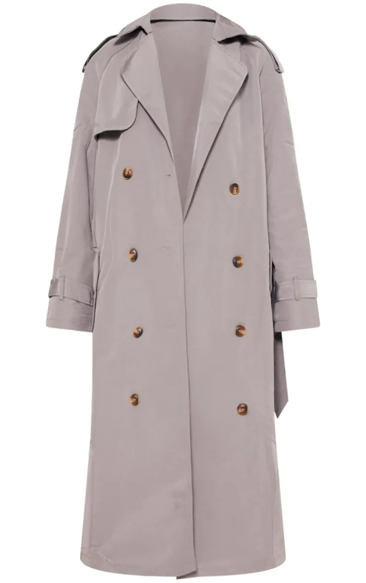 PrettyLittleThing Trench Coats*Petite Oversized Trench Coat