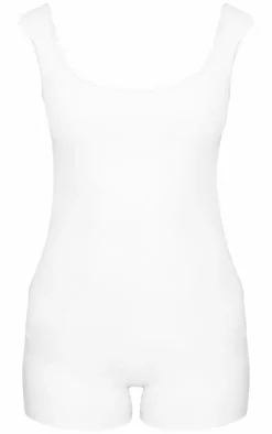PrettyLittleThing Unitards*Petite Snatched Sculpt Open Back Unitard