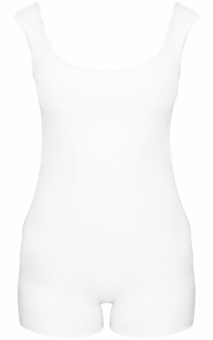 PrettyLittleThing Unitards*Petite Snatched Sculpt Open Back Unitard