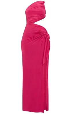 Petite Slinky Cut Out Maxi Dress-PrettyLittleThing Online