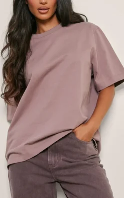 PrettyLittleThing T-Shirts*Petite Premium Cotton Oversized T-shirt