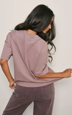 PrettyLittleThing T-Shirts*Petite Premium Cotton Oversized T-shirt