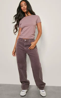 PrettyLittleThing T-Shirts*Petite Premium Cotton Cap Sleeve T-shirt