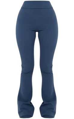 Petite Midnight Blue Snatched Sculpt Foldover Pants