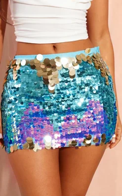 Petite Sequin Micro Mini Skirt-PrettyLittleThing Hot