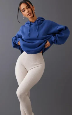 PrettyLittleThing Basic Tops*Petite Oversized Basic Hoodie