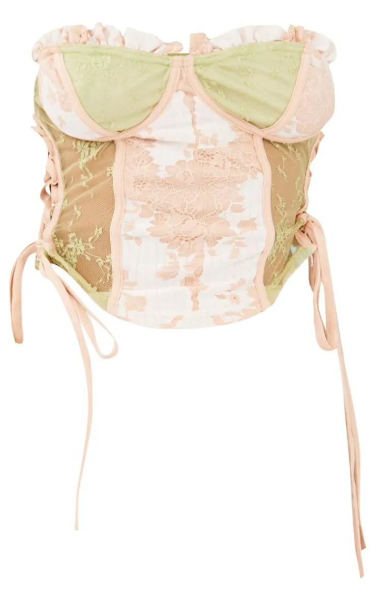 PrettyLittleThing Corsets*Petite Lace Up Corset Top