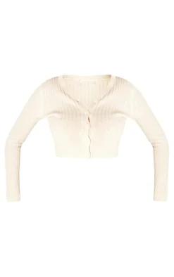 PrettyLittleThing Cardigans*Petite Button Front Knit Cardigan