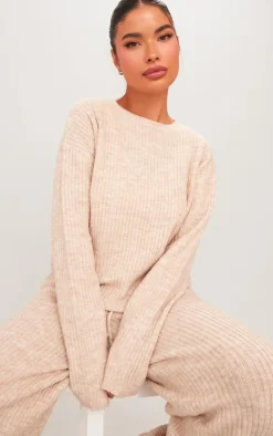 PrettyLittleThing Oversized Sweaters*Petite Knit Oversized Sweater