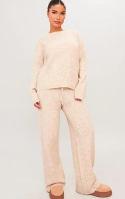 PrettyLittleThing Oversized Sweaters*Petite Knit Oversized Sweater