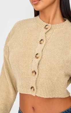 PrettyLittleThing Cardigans*Petite Knitted Button Up Cardigan