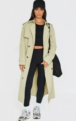 PrettyLittleThing Trench Coats*Petite Oversized Trench Coat