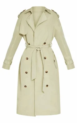 PrettyLittleThing Trench Coats*Petite Oversized Trench Coat