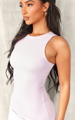 PrettyLittleThing Snatched*Petite Snatched Sculpt Racer Bodycon Dress