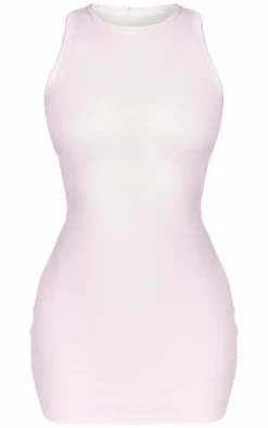 PrettyLittleThing Snatched*Petite Snatched Sculpt Racer Bodycon Dress