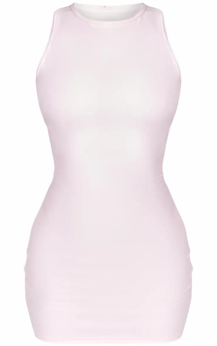 PrettyLittleThing Snatched*Petite Snatched Sculpt Racer Bodycon Dress