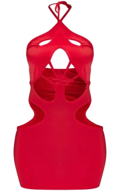 Petite Cut Out Mini Dress-PrettyLittleThing Clearance