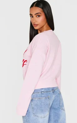 PrettyLittleThing Christmas Shop*Petite Merry Kissmas Christmas Sweater