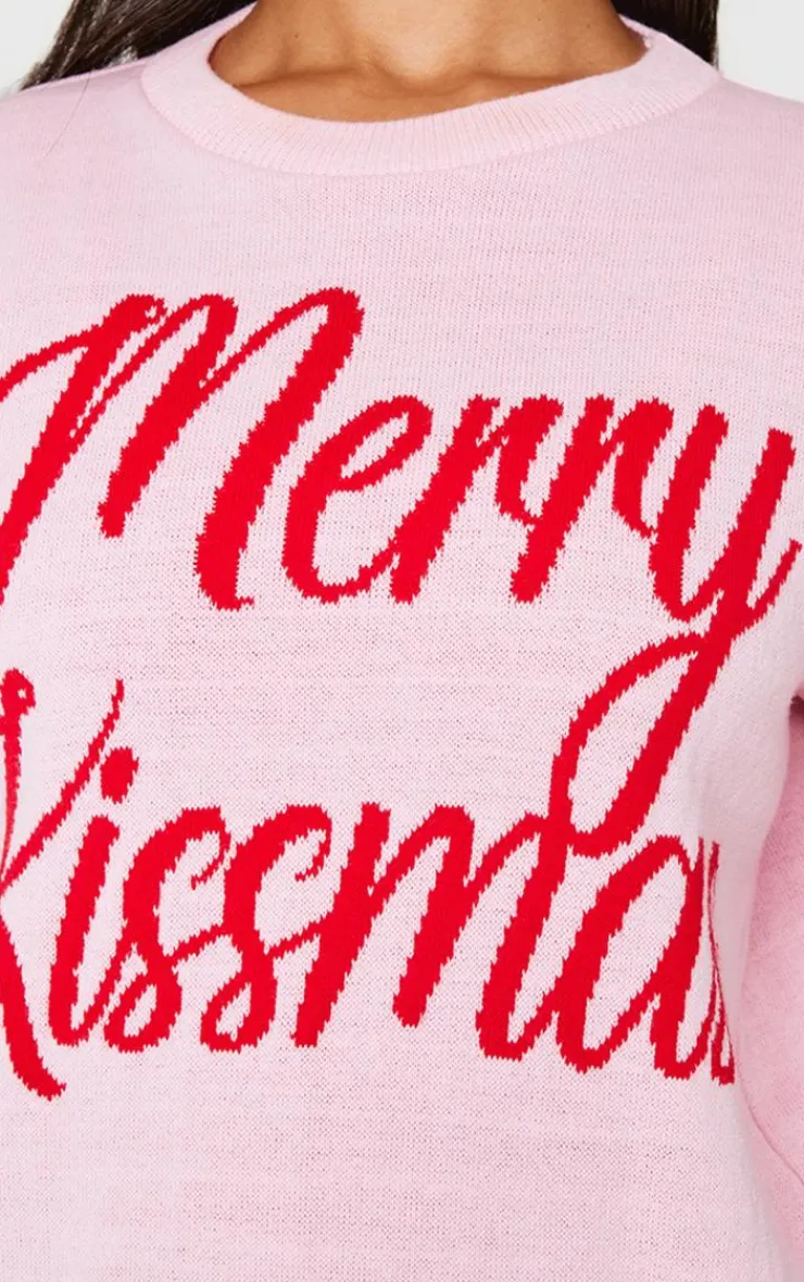 PrettyLittleThing Christmas Shop*Petite Merry Kissmas Christmas Sweater