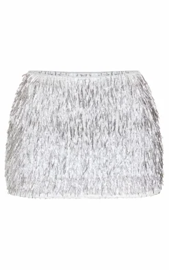 Petite Tassel Mini Skirt-PrettyLittleThing