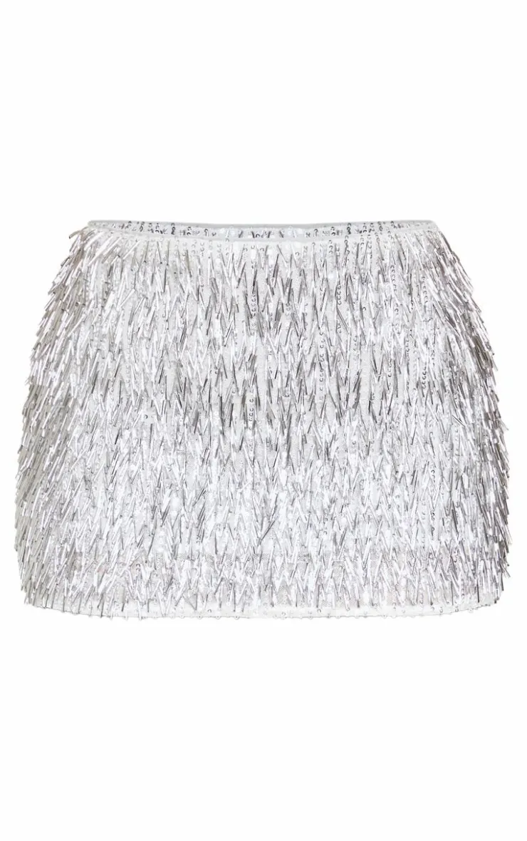 Petite Tassel Mini Skirt-PrettyLittleThing