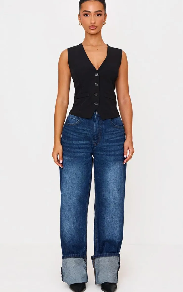 PrettyLittleThing Sleeveless Tops*Petite Sleeveless Vest