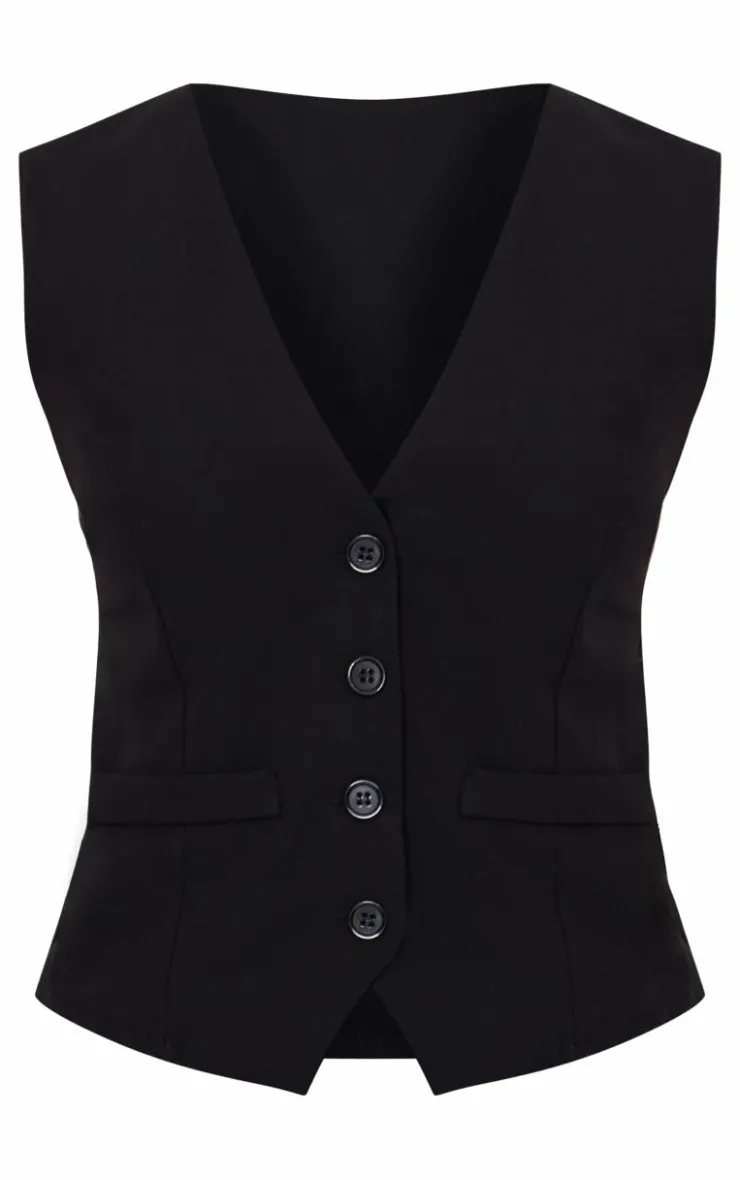 PrettyLittleThing Sleeveless Tops*Petite Sleeveless Vest