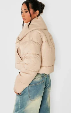 PrettyLittleThing Puffer Jackets*Petite Cropped Puffer Coat