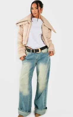 PrettyLittleThing Puffer Jackets*Petite Cropped Puffer Coat