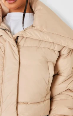 PrettyLittleThing Puffer Jackets*Petite Cropped Puffer Coat