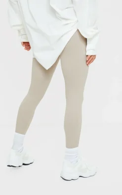 PrettyLittleThing Snatched*Petite Structured Snatched Rib Leggings
