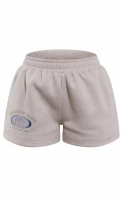 Sale PrettyLittleThing Petite Sweat Shorts Stone