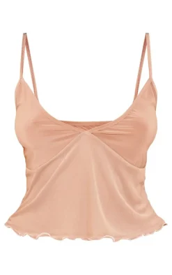PrettyLittleThing Camisole*Petite Mesh Cami Top