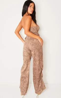 Petite Bandeau Cut Out Front Jumpsuit-PrettyLittleThing Hot