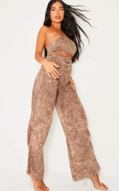 Petite Bandeau Cut Out Front Jumpsuit-PrettyLittleThing Hot