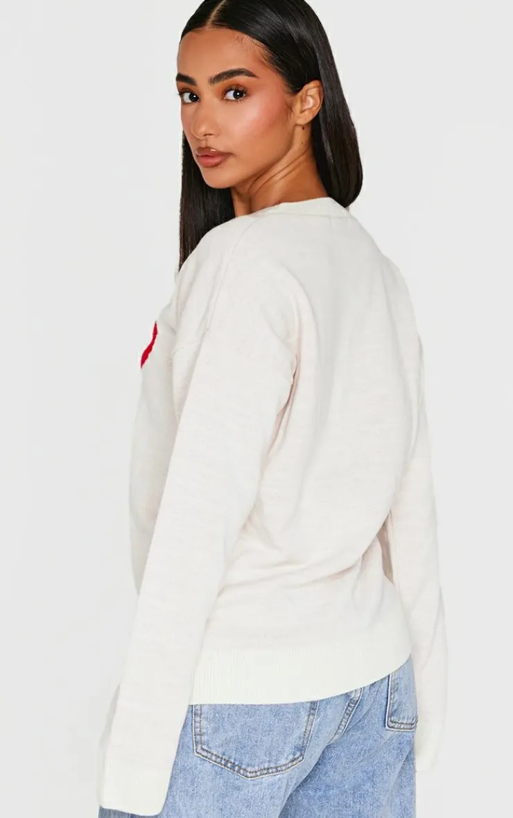 PrettyLittleThing Sweaters*Petite Bow Christmas Sweater