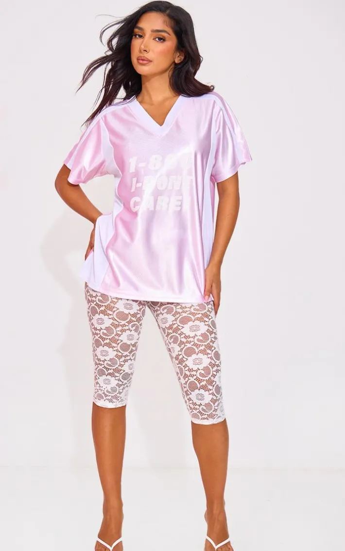 Petite White Lace Capri Pants