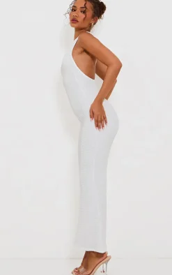 Petite One Shoulder Open Back Maxi Dress-PrettyLittleThing Best