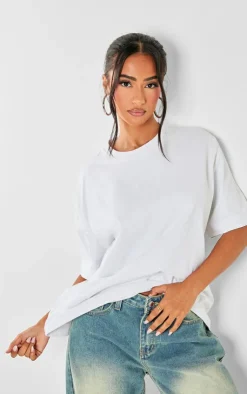 PrettyLittleThing T-Shirts*Petite Premium Cotton Oversized T-shirt