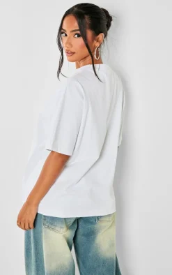 PrettyLittleThing T-Shirts*Petite Premium Cotton Oversized T-shirt