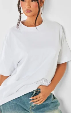 PrettyLittleThing T-Shirts*Petite Premium Cotton Oversized T-shirt