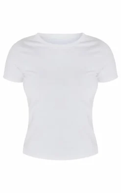 PrettyLittleThing T-Shirts*Petite Premium Cotton Cap Sleeve T-shirt