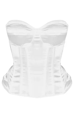 Petite Satin Corset-PrettyLittleThing Hot