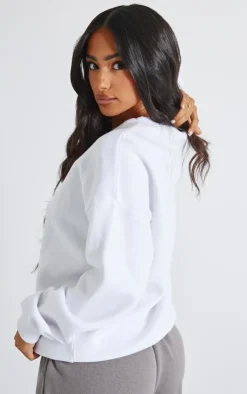 PrettyLittleThing Basic Tops*Petite Ultimate Basic Oversized Sweatshirt